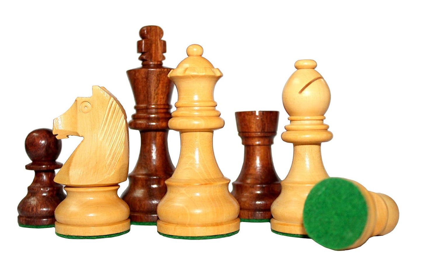 StonKraft 15" X 15" Collectible Chess Game Board Set Made with Australian Marble, Lapis Lazuli + Wood Pieces