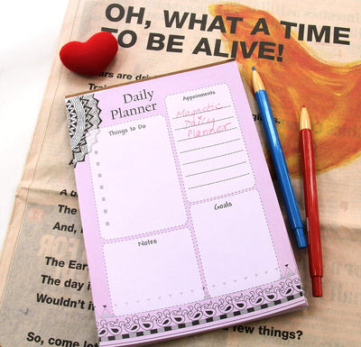 IVEI Magnetic to-Do Planner Pad with 40 Sheets � Lightweight Fridge Magnet - Note Pad - Unique to-Do-List Planner - Innovative Daily Planner Magnets for Home, Office, Best Budget Gift.
