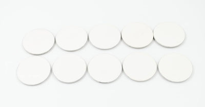 IVEI DIY MDF Wood Sheet Round Craft Magnet with Primer Plain MDF Fridge Magnet Blanks Cutouts- Set of 10 with 3mm- 3in dia for Painting Wooden Sheet Craft, Decoupage, Resin Art Work & Decoration