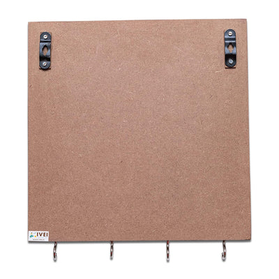 IVEI Metal Panel Black Board & Bulletin Board with Hooks for Fun Learning Kids Activity & Room Decor Notice Board, 11.5x10.5X.75 in - Wooden