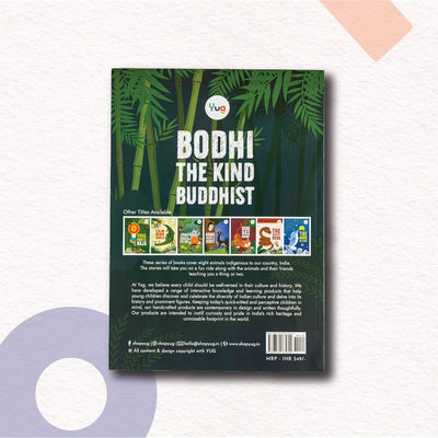 Yug Animal Series: Bodhi The Kind Buddhist Story Book for Kids About the Kindness - Illustrated Moral Story with Colourful Pictures - Fun Learning Book for 3+ Year Old Children with Colouring Sheet