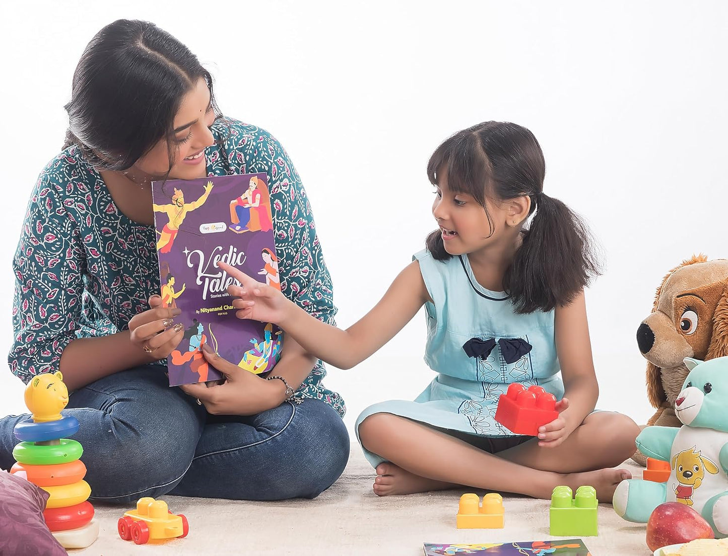 Yug Vedic Tales by Nityanand Charan Das for Kids - Illustrated Hindu Mythology Book for Kids with Colourful Pictures - Early Learning Picture Book for 3+ Year Old Children - Vedas Book - Bedtime Stories - Hardbound