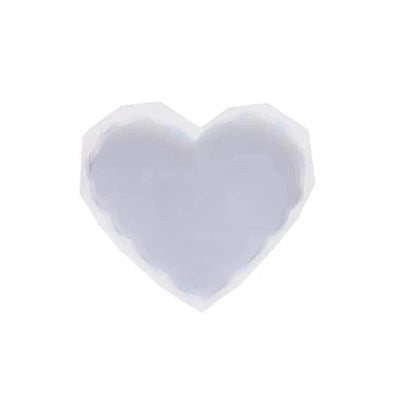IVEI Diamond Heart Resin Coaster Molds Silicone Set of 4– 3 inch Silicon Mould for Resin Casting, DIY Home Decoration Craft Moulds for Coasters, Pendant Necklaces, Keychains, Earrings Jewelery Brooches, Bag Charms Making, Christmas Birthday Gifts