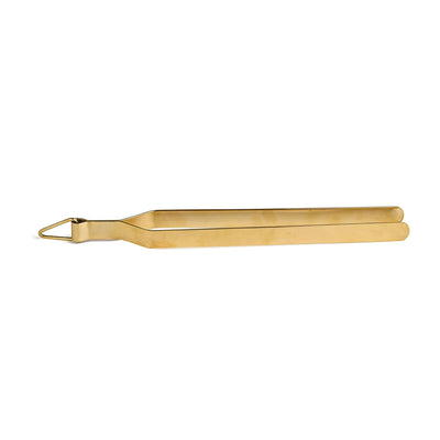 KLEO Brass Tongs for Kitchen for Frying – Chimta for Kitchen Use, Roti Chapati Tool for Dining, Brass Utensils, Antique Desi Peetal Chimta Pakad for Rasoi