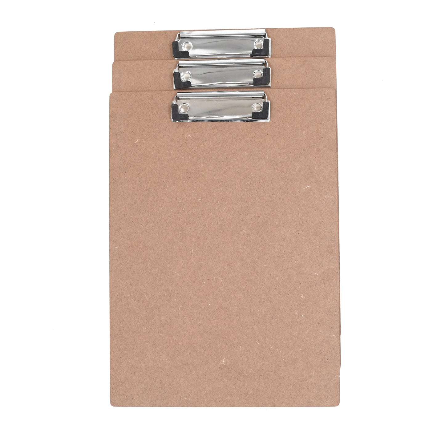 IVEI Clip Pad Writing Board | Examination Board, Drawing Pad & Note-Taking Board | MDF A4 Plain - Set of 3 | Exam Pad | School Supplies (Plain)